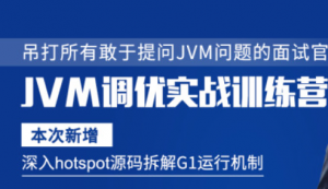 JVM调优实战，资源教程下载