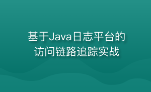 基于Java日志平台的访问链路追踪实战【完整版】，资源教程下载