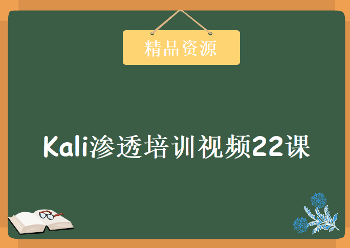 Kali渗透培训视频22课，资源教程下载