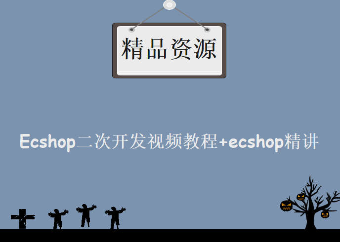 Ecshop二次开发视频教程+ecshop精讲两套教程 ecshop仿站视频教程 22集精讲 视频+模板