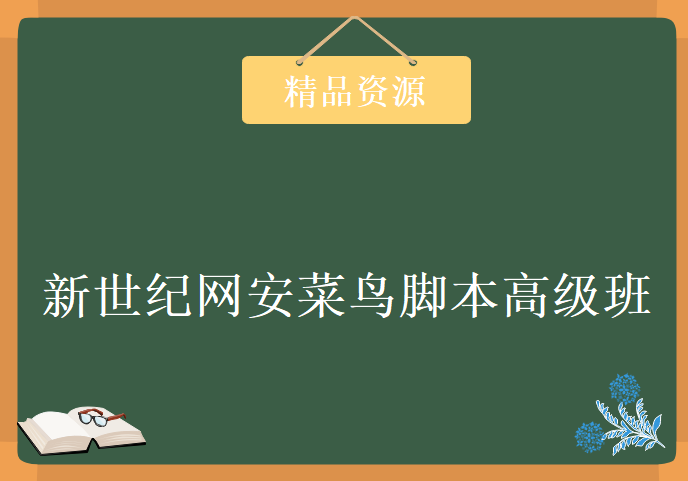 新世纪网安菜鸟脚本高级班学习视频，资源教程下载