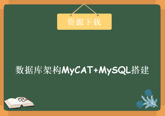 数据库架构MyCAT+MySQL搭建高可用数据库集群大型实践课程2018，学习资源下载