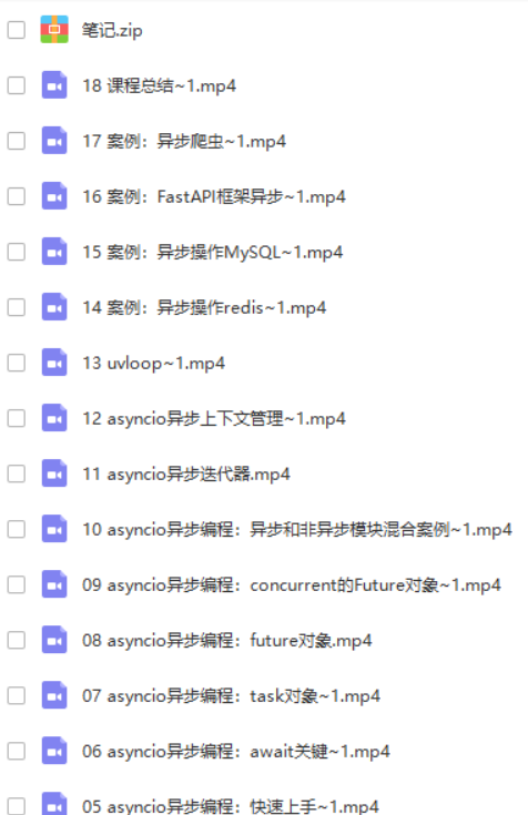 LF-异步编程 Python asyncio 小白速通(附文档）