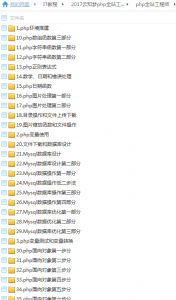2017年8月云知梦php入门到精通全栈开发全套教程+laravel商城