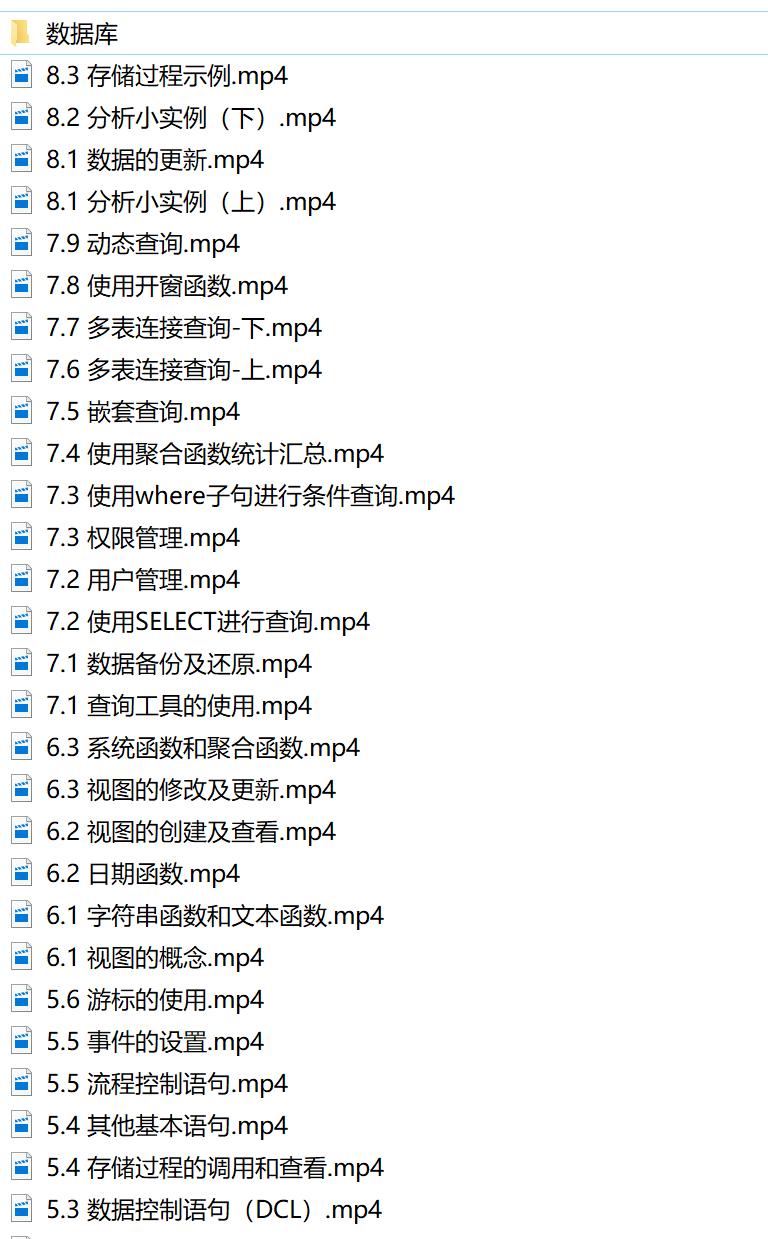 SQL实战系列特训班