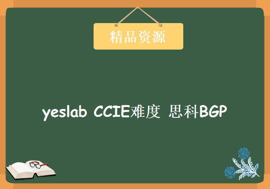 yeslab CCIE难度 思科BGP路由视频 13条选路原则与同步视频，资源教程下载