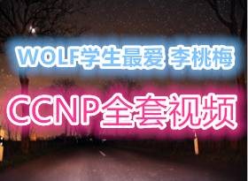 推荐! CCNP全套视频 李桃梅 原wolf最受学生喜爱的名师 28集(路由 交换 安全 防火墙等)